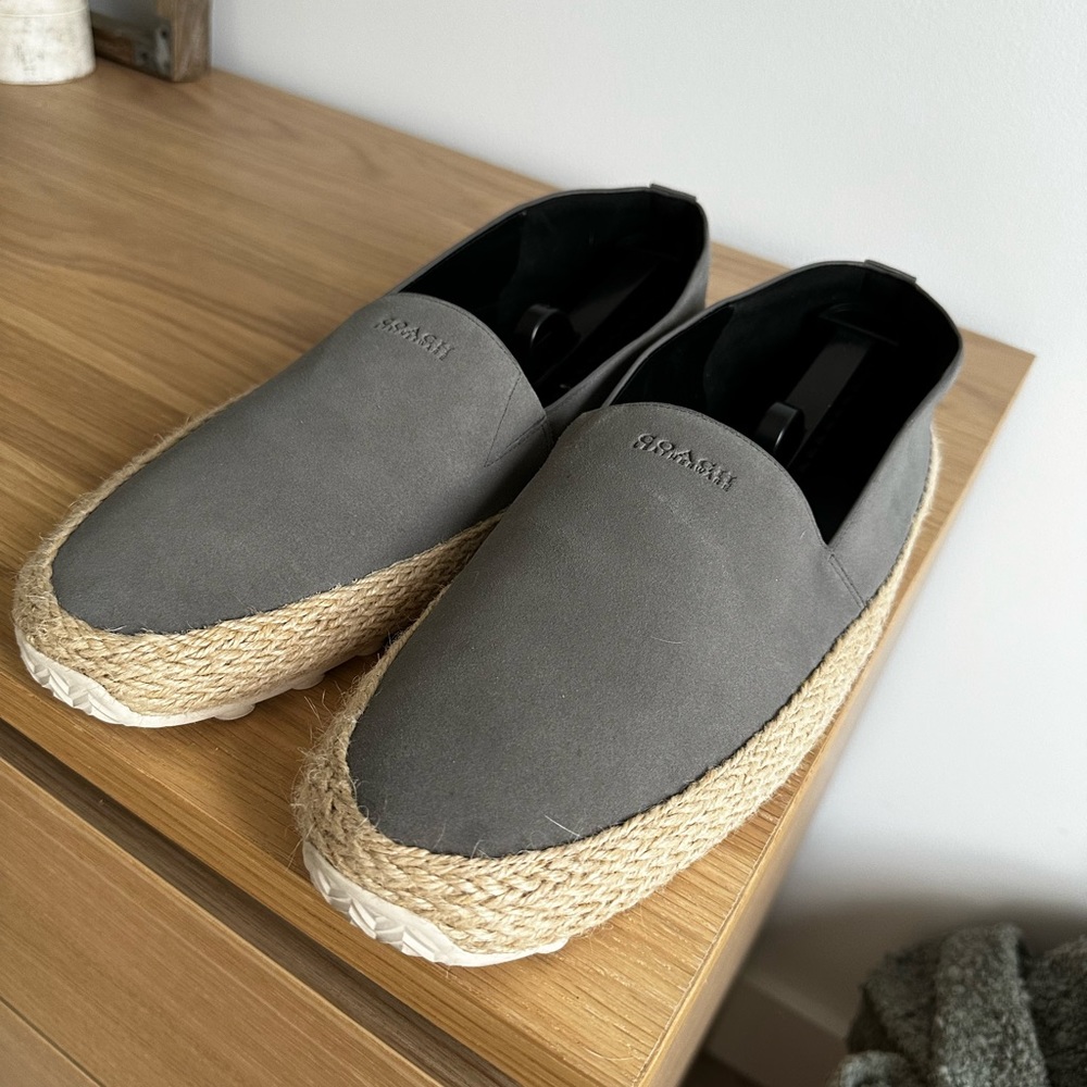 Coach espadrilles grey size 12